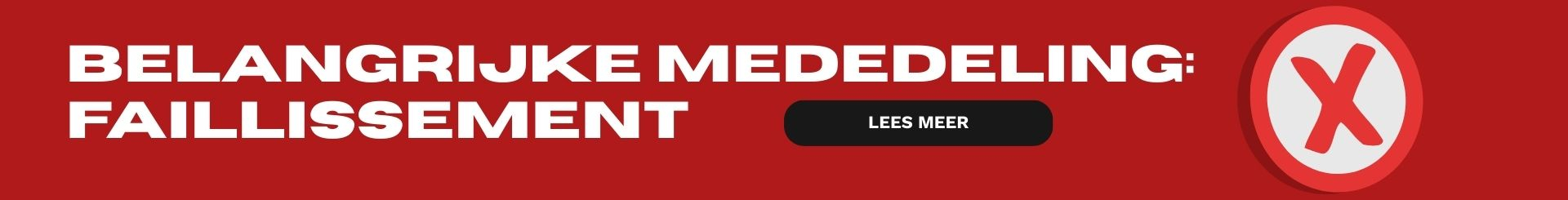 faillissement