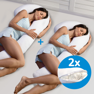 Dreamolino SwanPillow ergonomisch kussen voor zijslapers 1+1 GRATIS