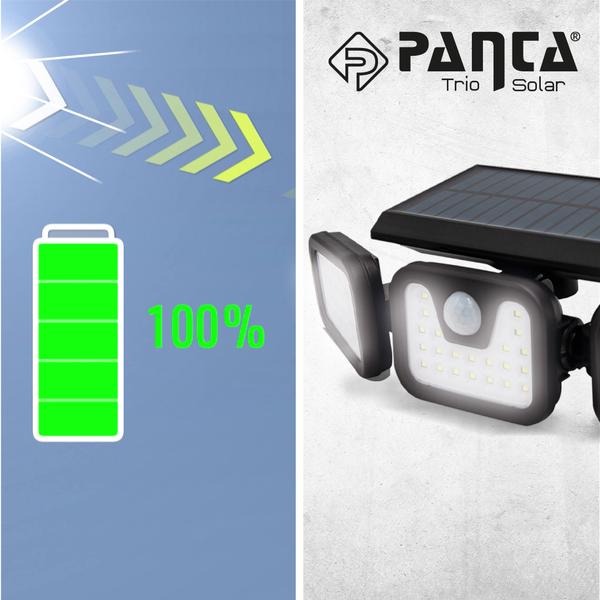 Panta Trio Solar LED-zonnebuitenlamp met sensor