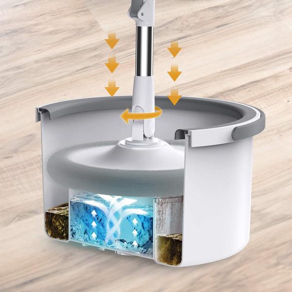 Livington Clean Water Spin Mop schoonwater-dweilsysteem