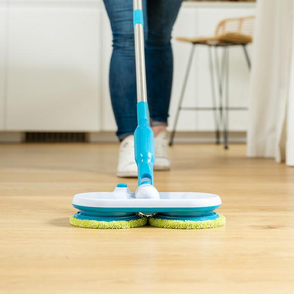  Hurricane Floating Mop electro-dweil met schoonmaakpads